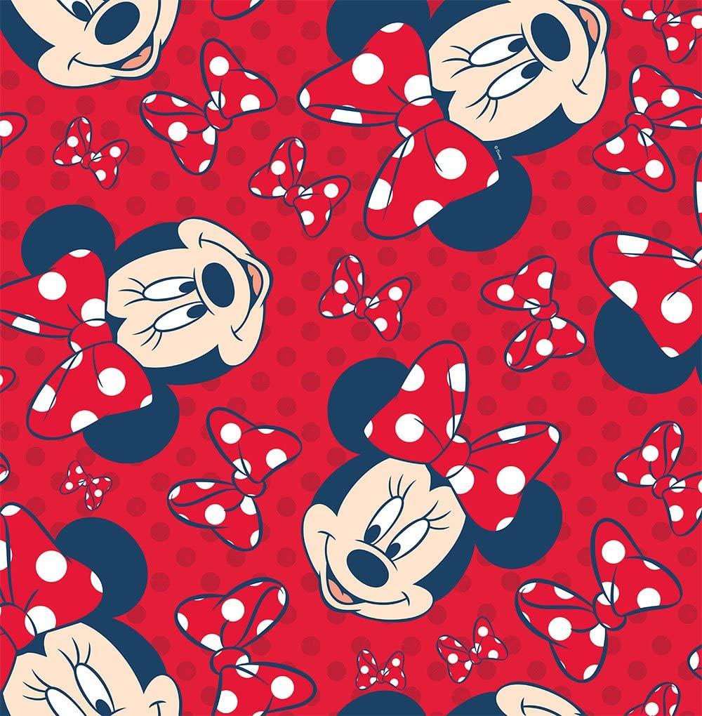 DI0992 Red Disney Minnie Mouse Rainbow Wallpaper