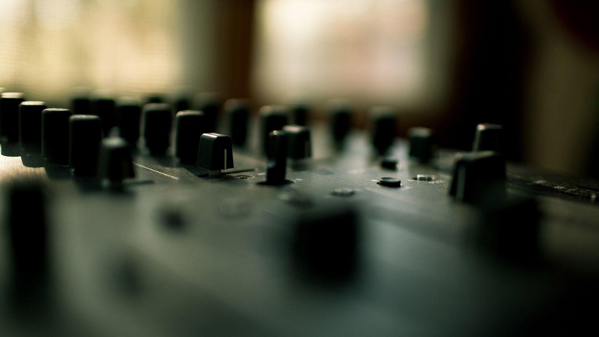 1920x1080 music, House Music, DJ, Mixing Consoles, Buttons Wallpaper HD / Desktop and Mobile Background