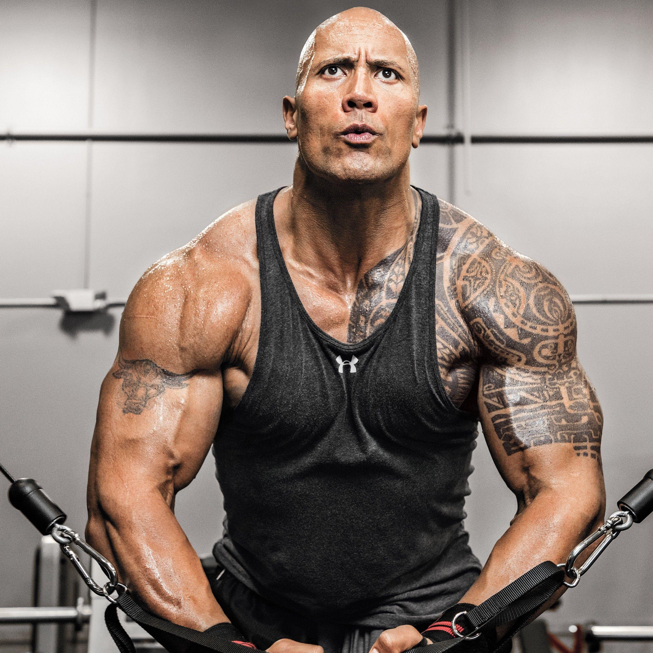 2560x2560 Wallpaper Dwayne Johnson, The Rock, WWE Wrestler, 4K, Celebrities / Male,. Wallpaper for iPhone, Android, Mobile and Desktop