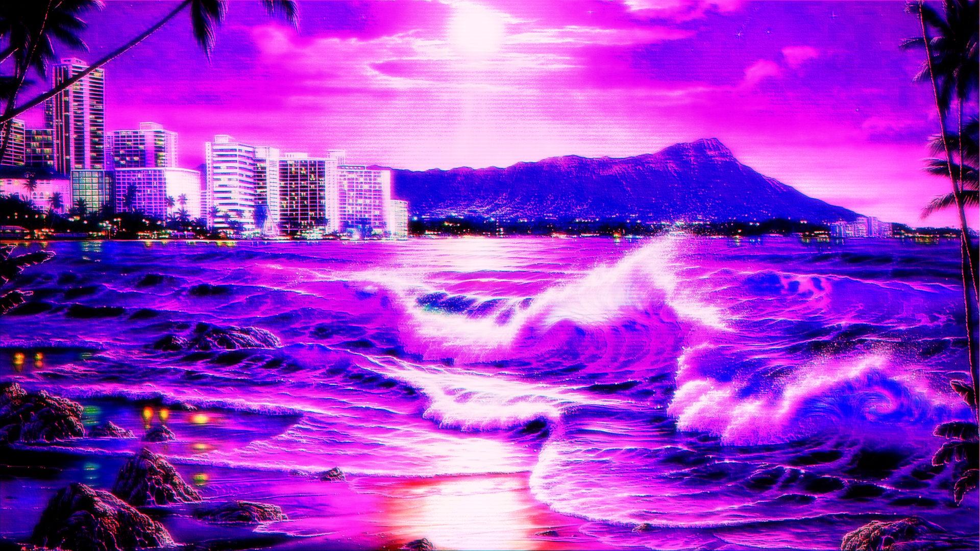 1920x1080 Purple Haze Wallpaper