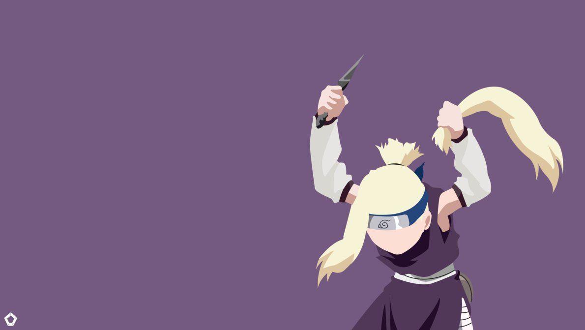 1190x671 Ino Yamanaka. Naruto. Minimalist Wallpaper 4K by Darkfate1720. Wallpaper naruto shippuden, Naruto picture, Naruto painting