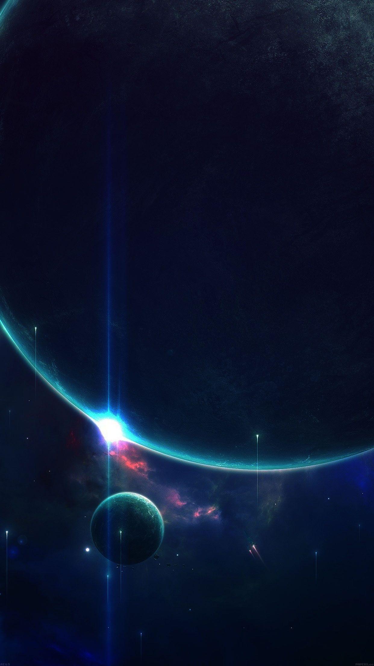 1242x2208 iPhone Wallpaper. Blue, Sky, Light, Atmosphere, Space, Lens flare