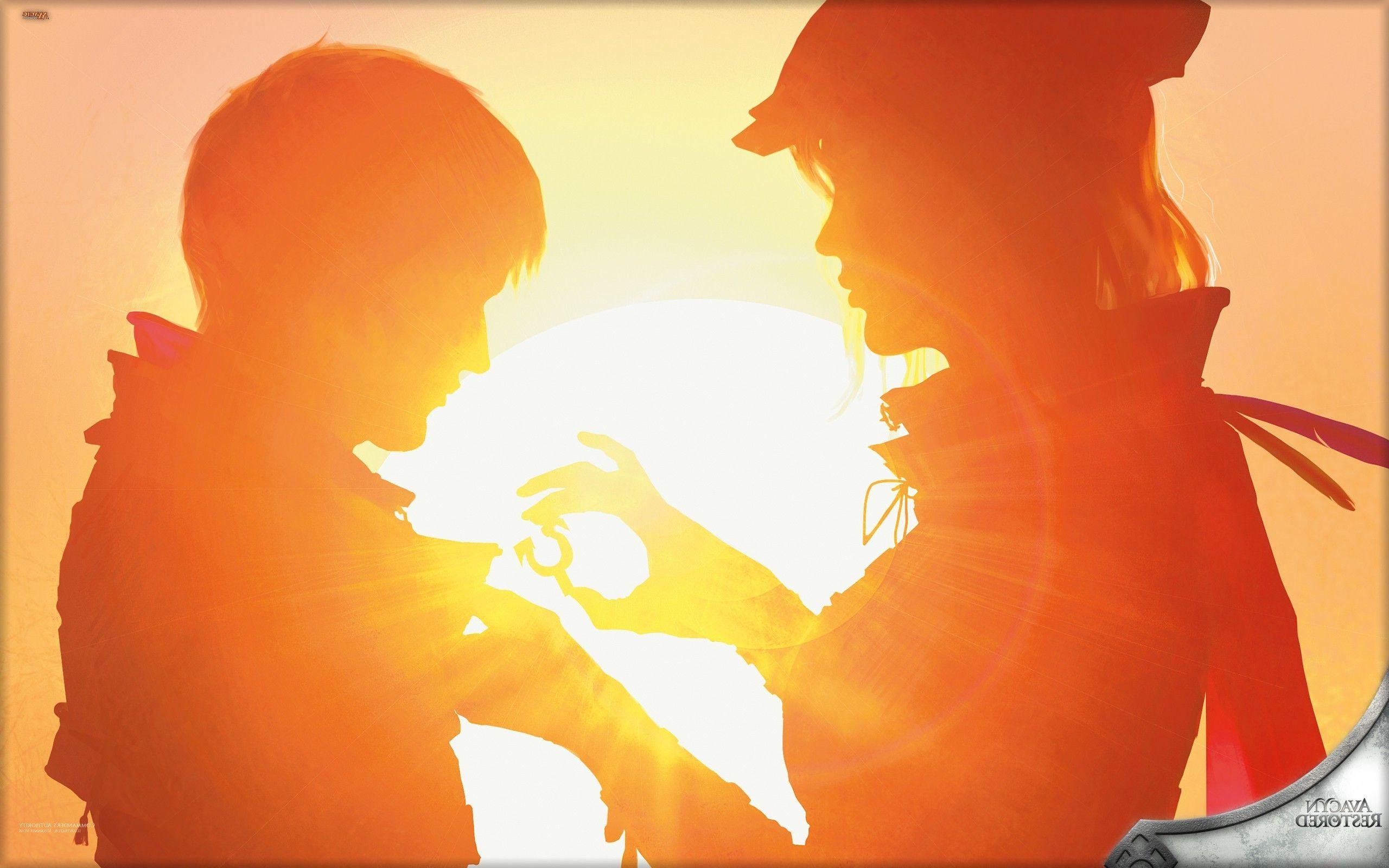 2560x1600 love, Lights, Lens Flare, Silhouette Wallpaper HD / Desktop and Mobile Background
