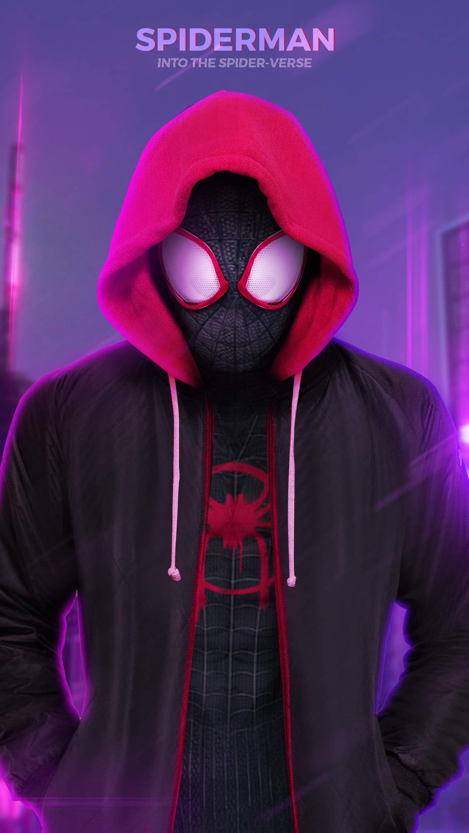 1601x2846 Spider Man Multiverse iPhone Dark Wallpaper