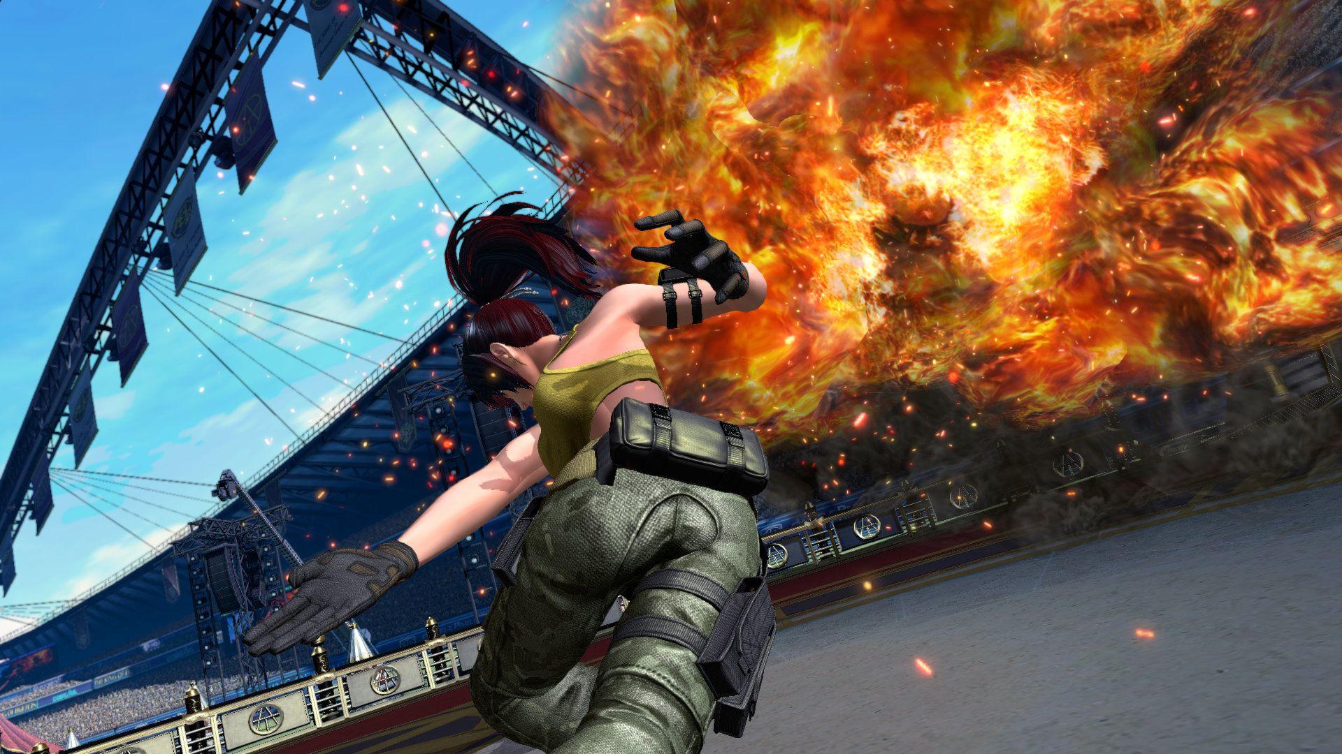 1920x1080 King of Fighters 14's Newest Character Fights Mai Shiranui