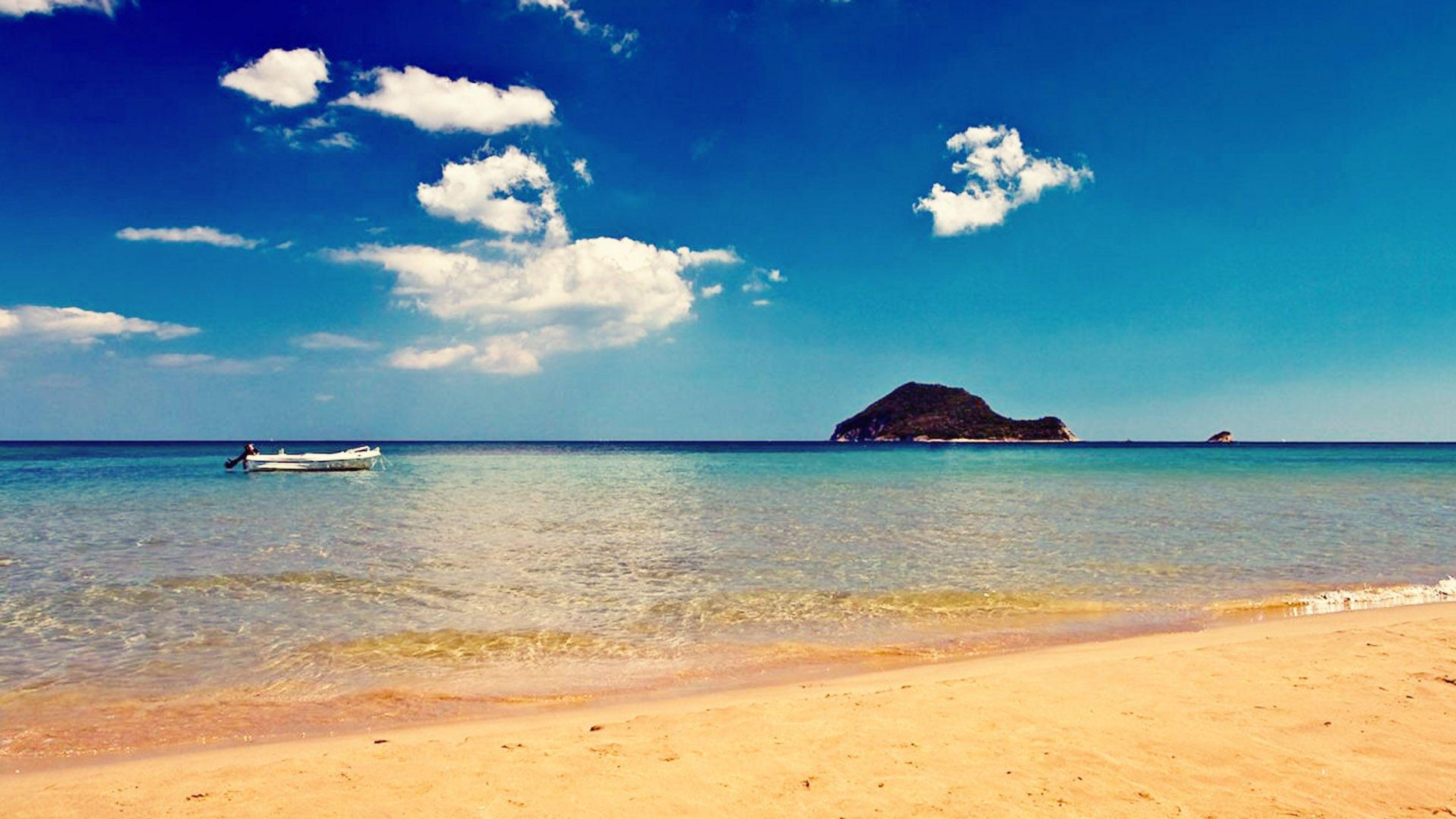 3840x2160 hd wallpaper marathonisi beach zakynthos