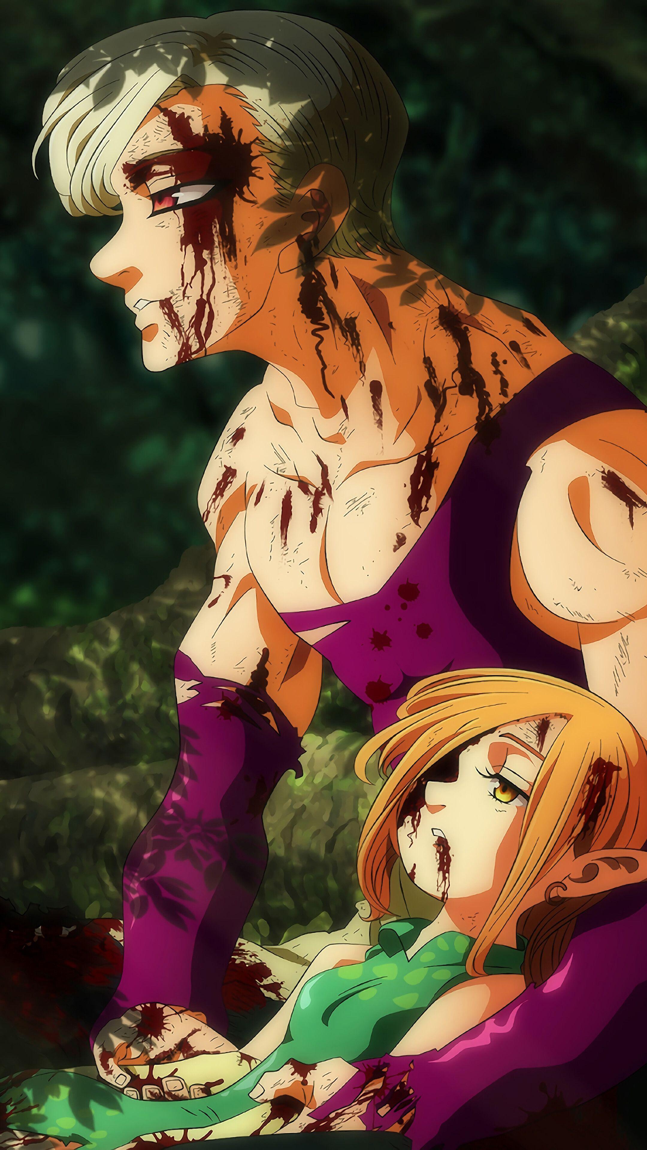 2160x3840 Ban and Elaine, Nanatsu no Taizai, 4K iPhone 6s, 6 HD Wallpaper, Image, Background, Photo and Picture. Mocah.org HD Wallpaper