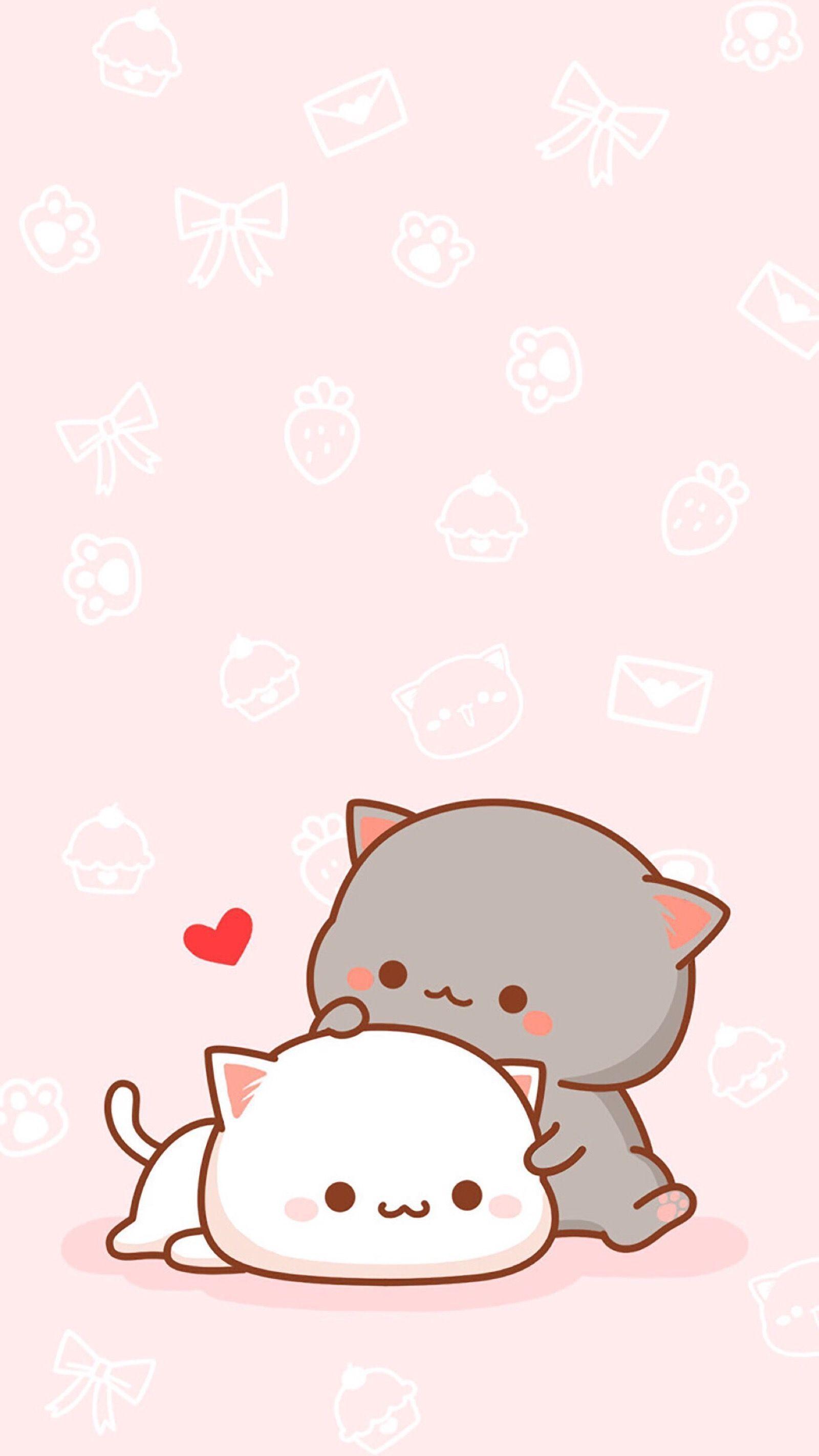 Cute Cat Cartoon Wallpapers - Top Free Cute Cat Cartoon Backgrounds -  WallpaperAccess