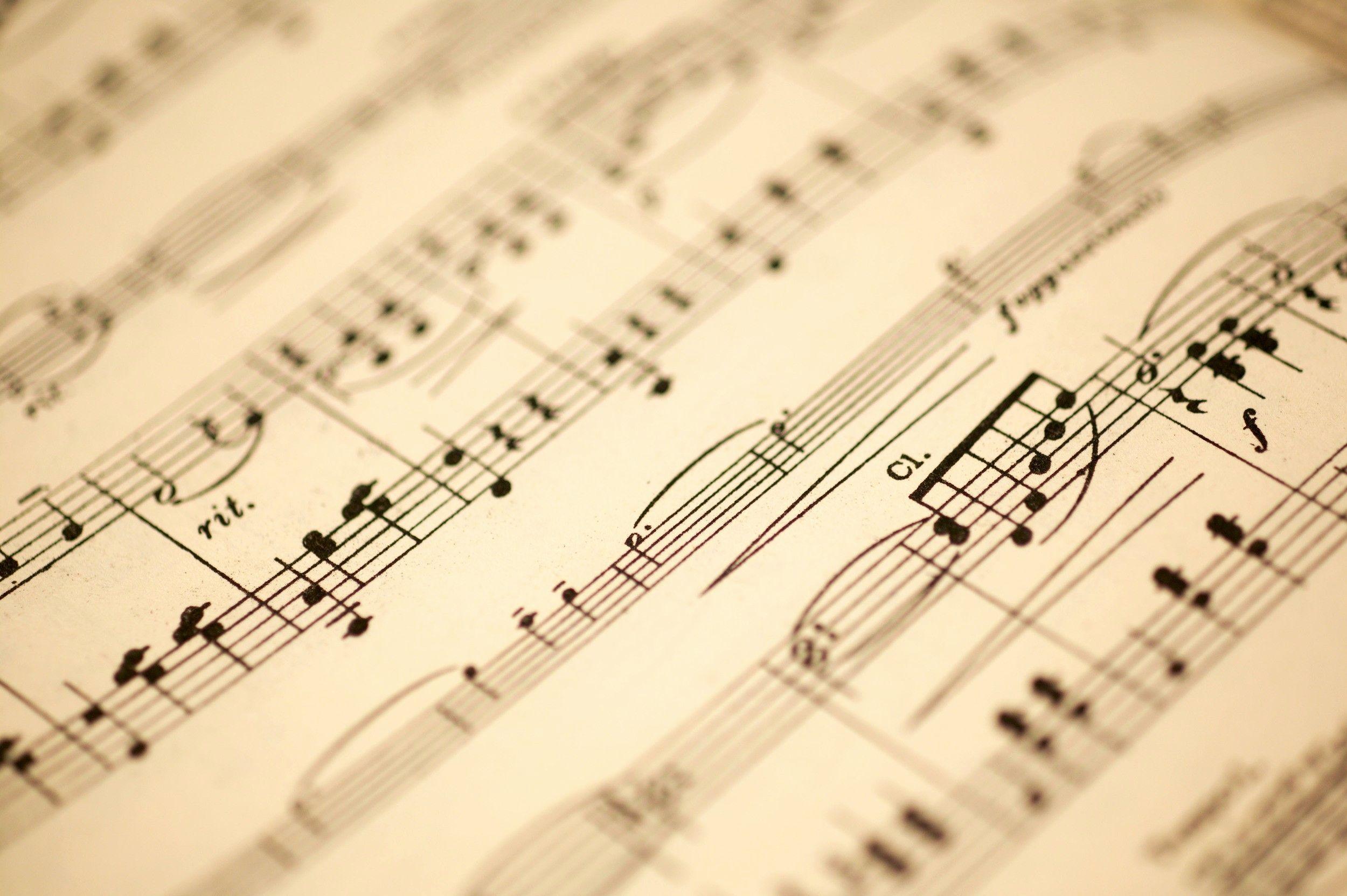 Sheet Music Wallpapers - Top Free Sheet Music Backgrounds - WallpaperAccess