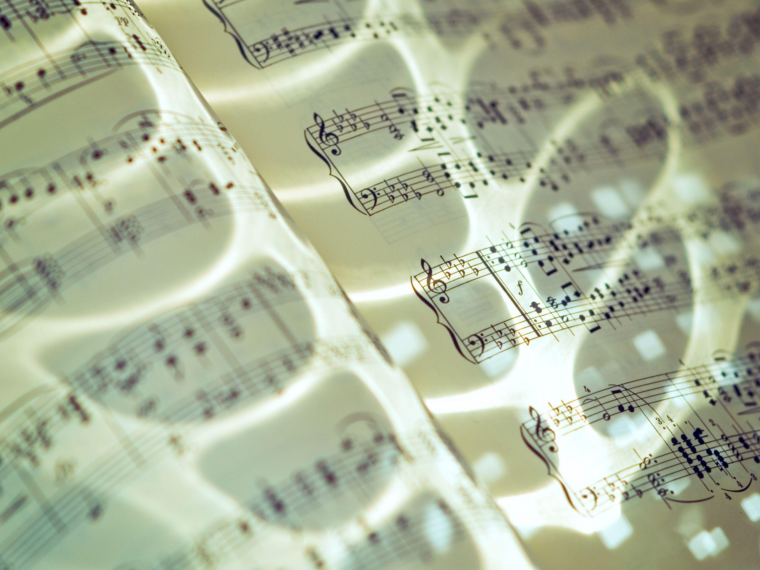 Sheet Music Wallpapers - Top Free Sheet Music Backgrounds - WallpaperAccess