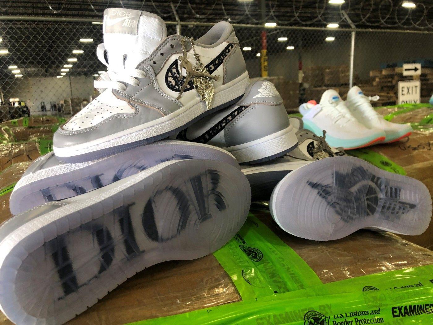1400x1050 What Happens to Fake Sneaker Like Counterfeit Dior x Air Jordan 1s