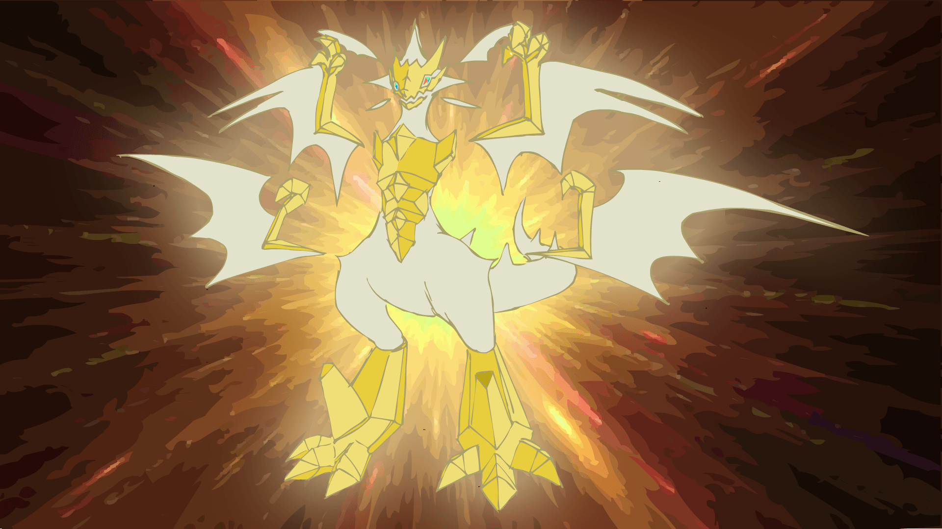 1920x1080 Hey, I drew a ultra necrozma Discussion Pokemon Forums