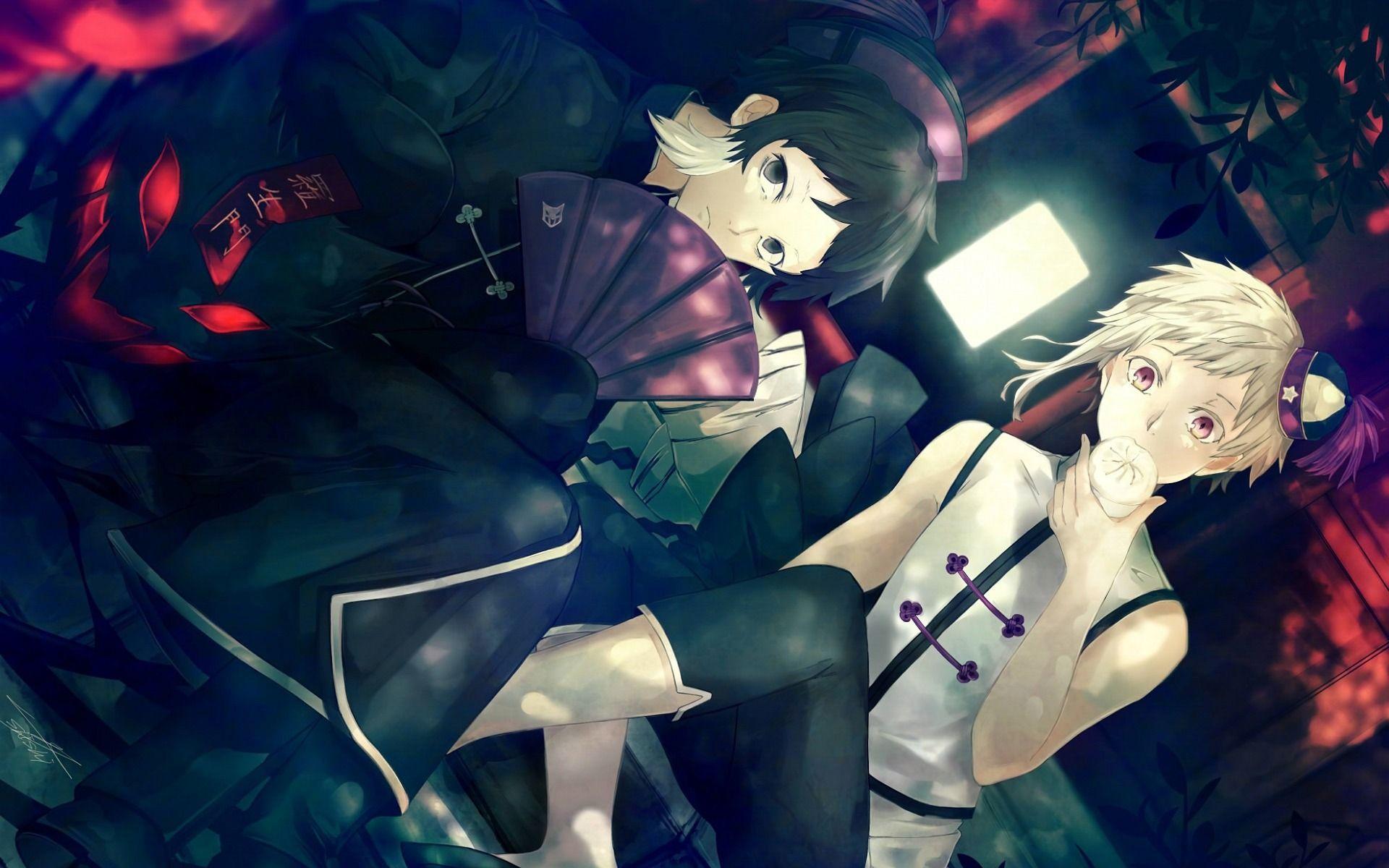 1920x1200 Download wallpaper Bungou Stray Dogs, Nakajima Atsushi, Akutagawa Ryunosuke, Japanese manga, characters, art for desktop with resolution 1920x1200. High Quality HD picture wallpaper
