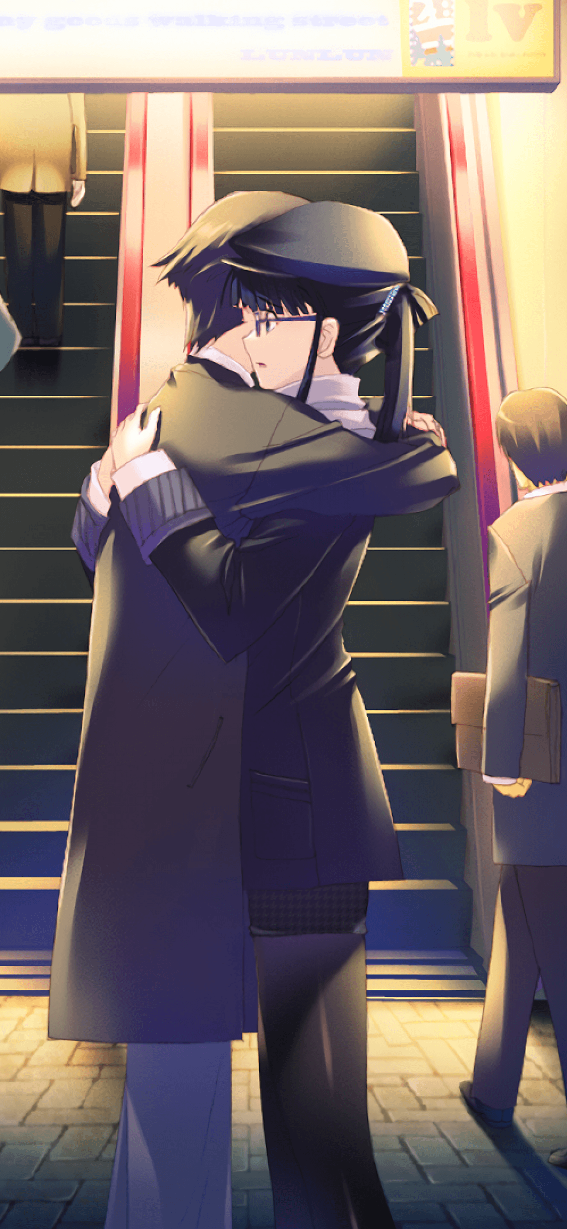 1125x2436 Download 1125x2436 White Album Touma Kazusa, Kitahara Haruki, Hug, Profile View, Romance, Visual Novel Wallpaper for iPhone X