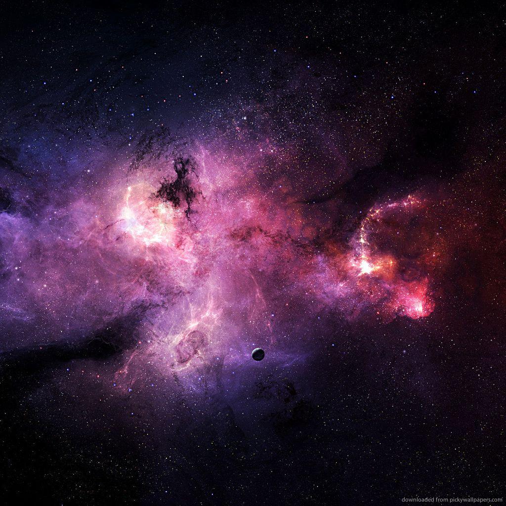 1024x1024 Galaxy Wallpaper For IPad