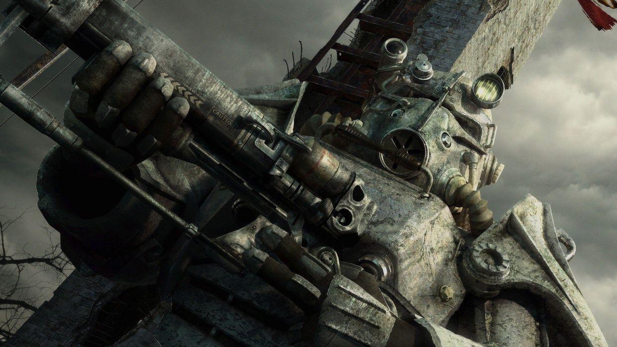 1244x700 Video games Fallout CGI Brotherhood Of Steel Fallout 3 washington monument wallpaperx1080