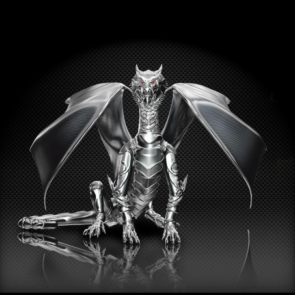 1024x1024 Photo Metal Dragon in the album 3D Wallpaper by wot_fan. Apple iPad Forum