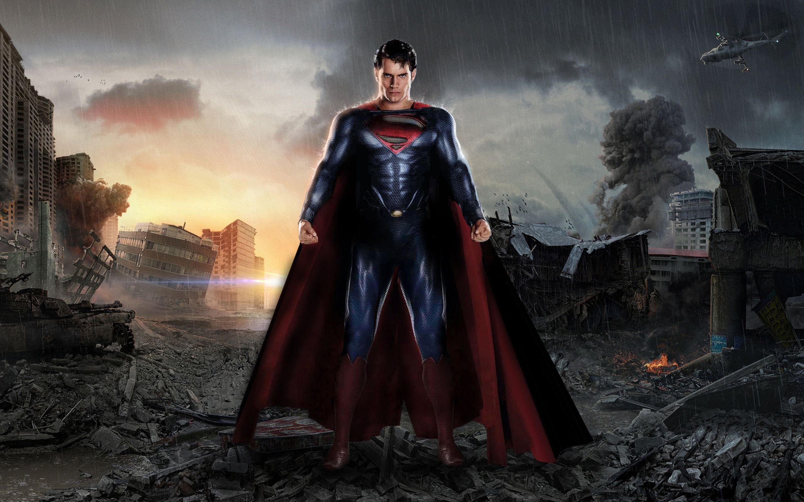 2560x1600 Man of Steel Superman Wallpaper