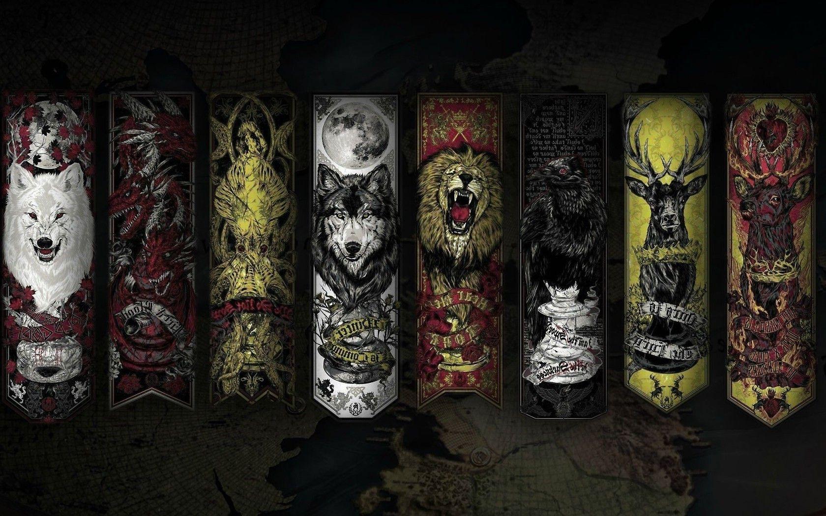 1680x1050 Game Of Thrones, Sigils Wallpaper HD / Desktop and Mobile Background