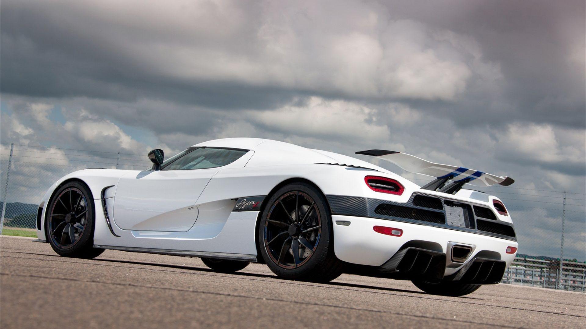 1920x1080 Wallpaper White Koenigsegg CCXR supercar rear view 1920x1200 HD Picture, Image