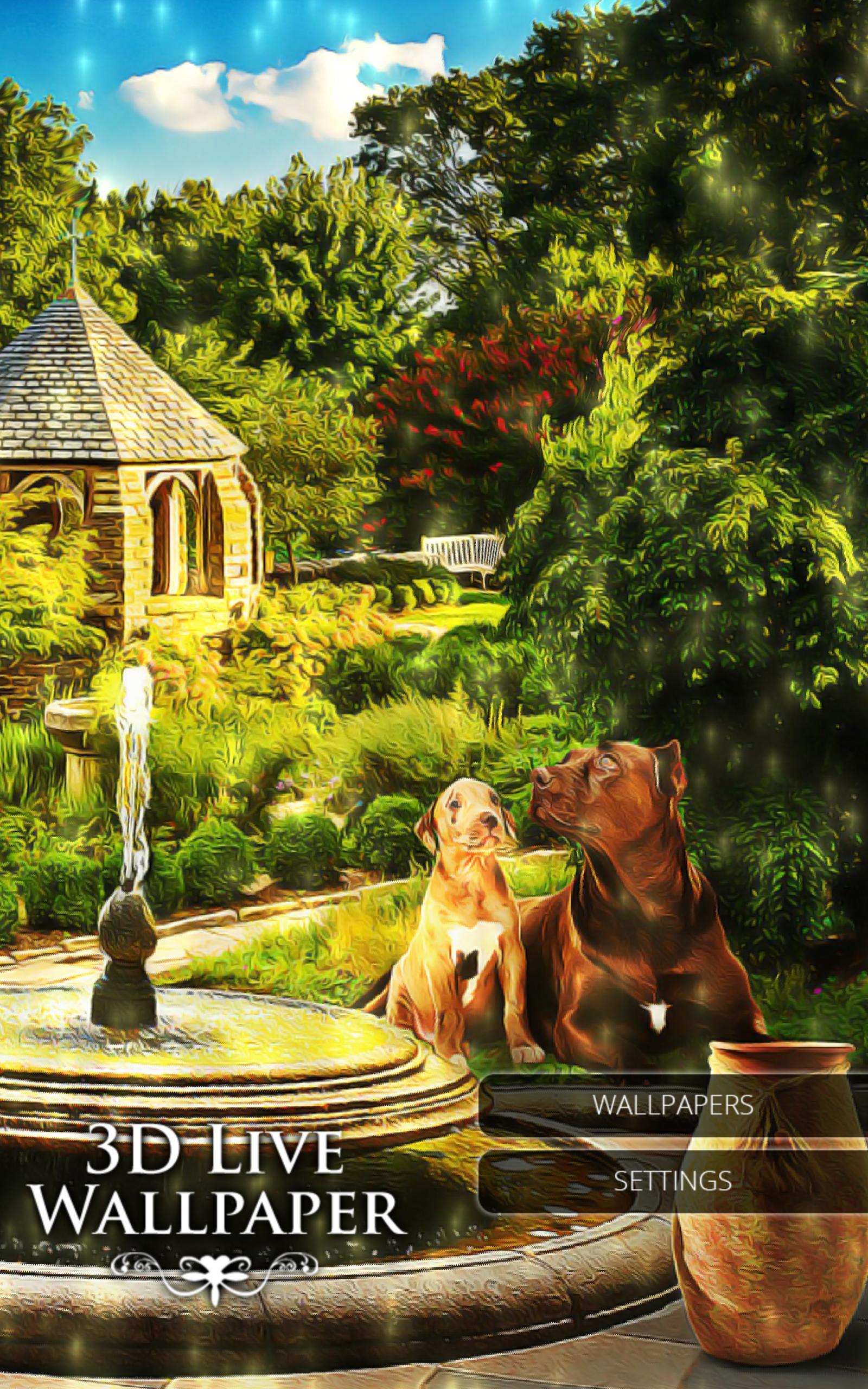 1600x2560 3D Wallpaper The Dog Family for Android