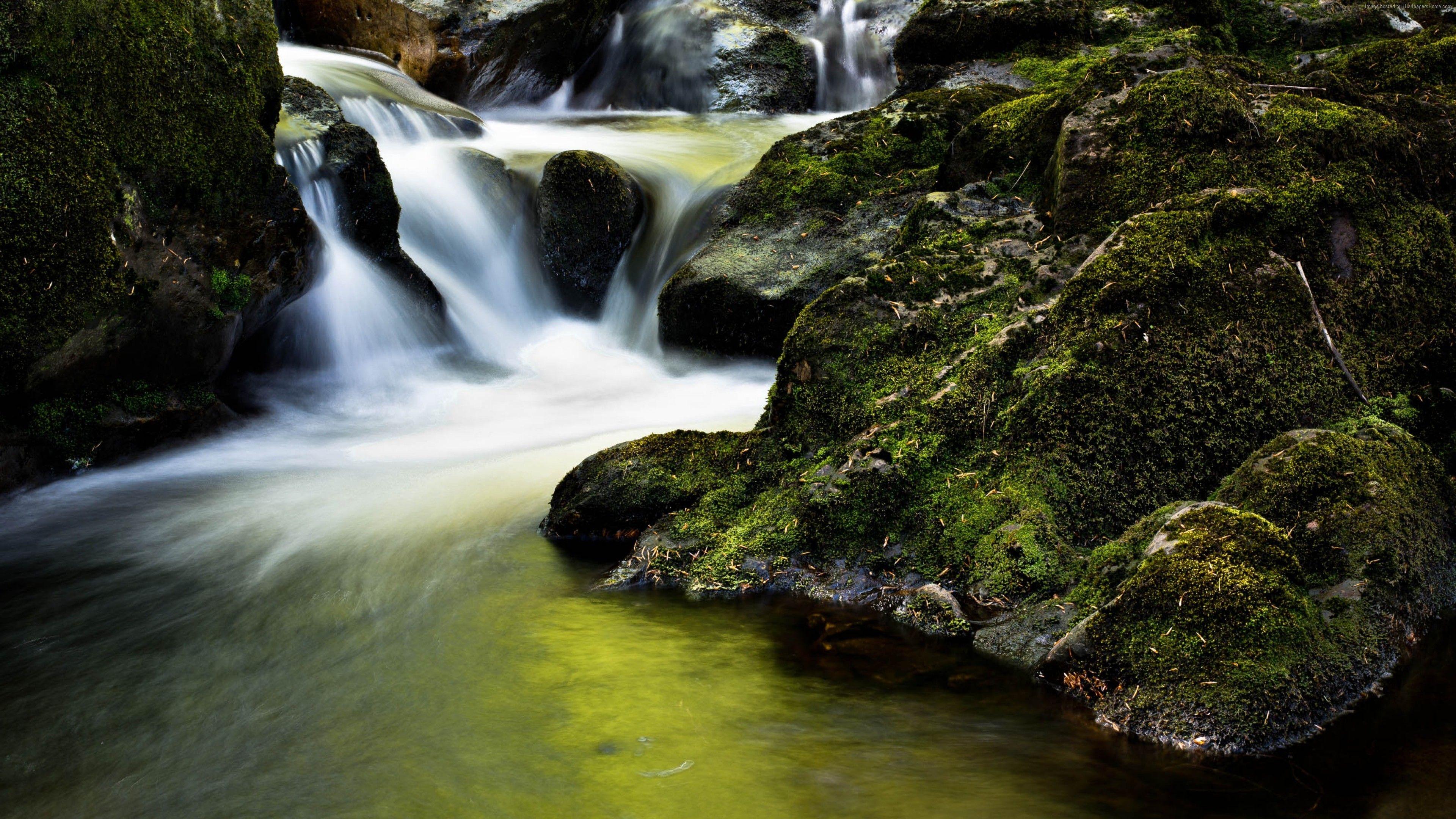 3840x2160 Wallpaper Waterfall, Ireland, 4K, Nature Wallpaper Download Resolution 4K Wallpaper
