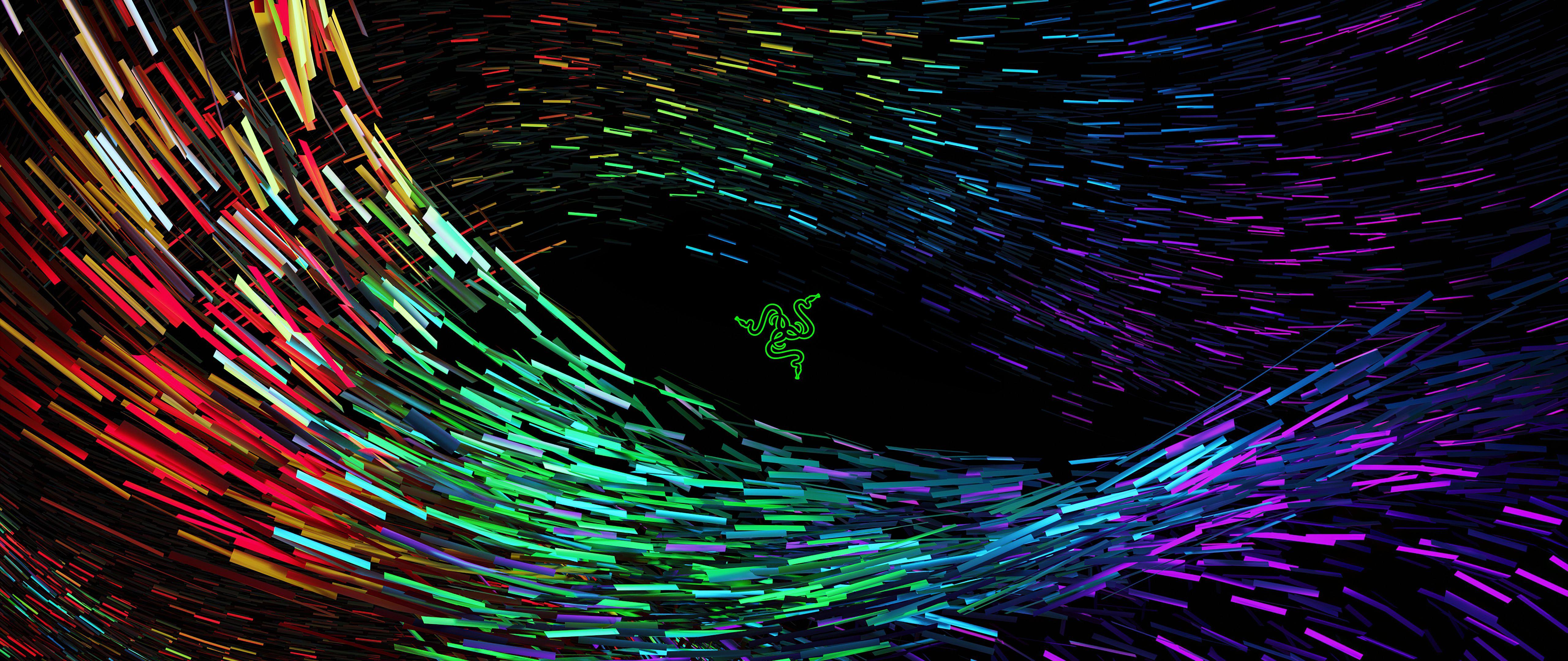 5120x2160 Razer Abstract Waves 5k Wallpaper, 1600x900 Resolution HD 4k Wallpaper, Image, Background, Photos and Picture