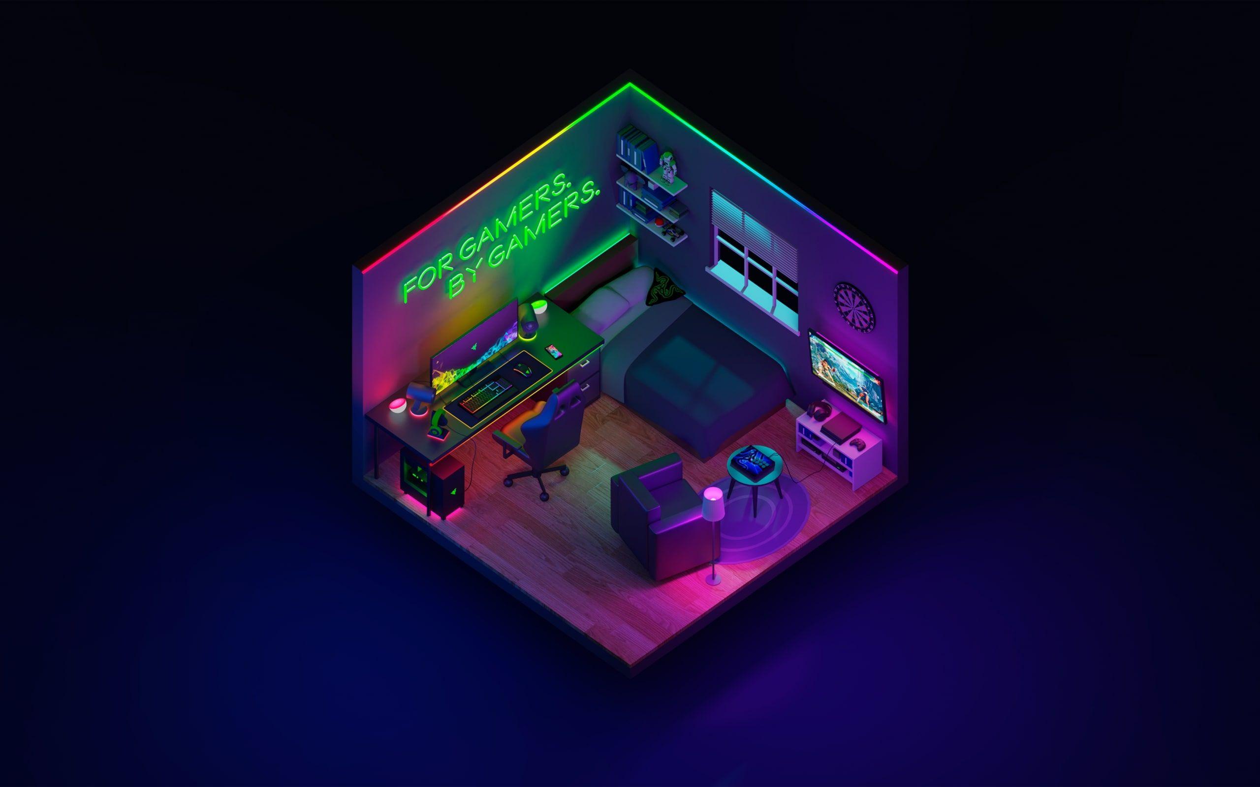 Razer bedroom живые обои