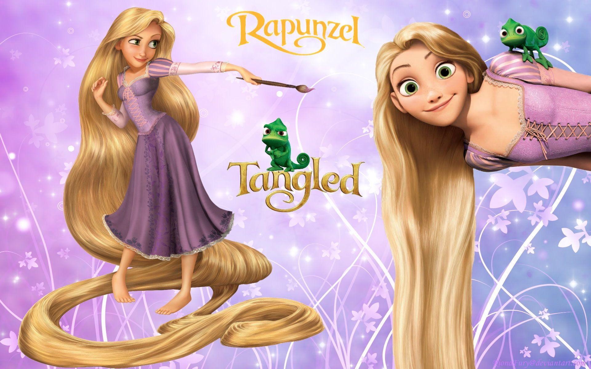 Avikalp Exclusive Awi3313 Rapunzel Kids Story Long Hair Girl Princess   Avikalp International  3D Wallpapers