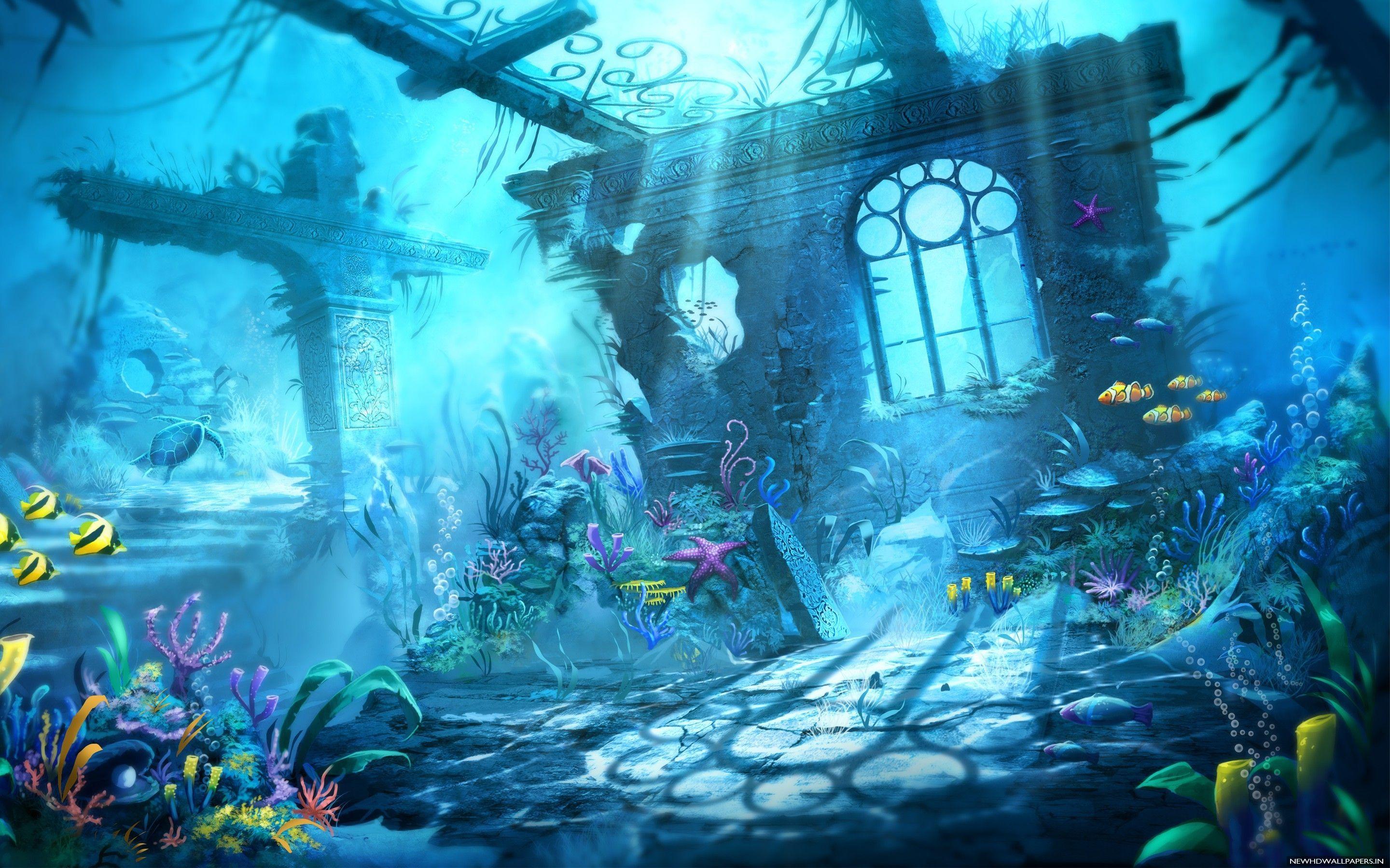 2880x1800 Fantasy Underwater Wallpaper and Background Image