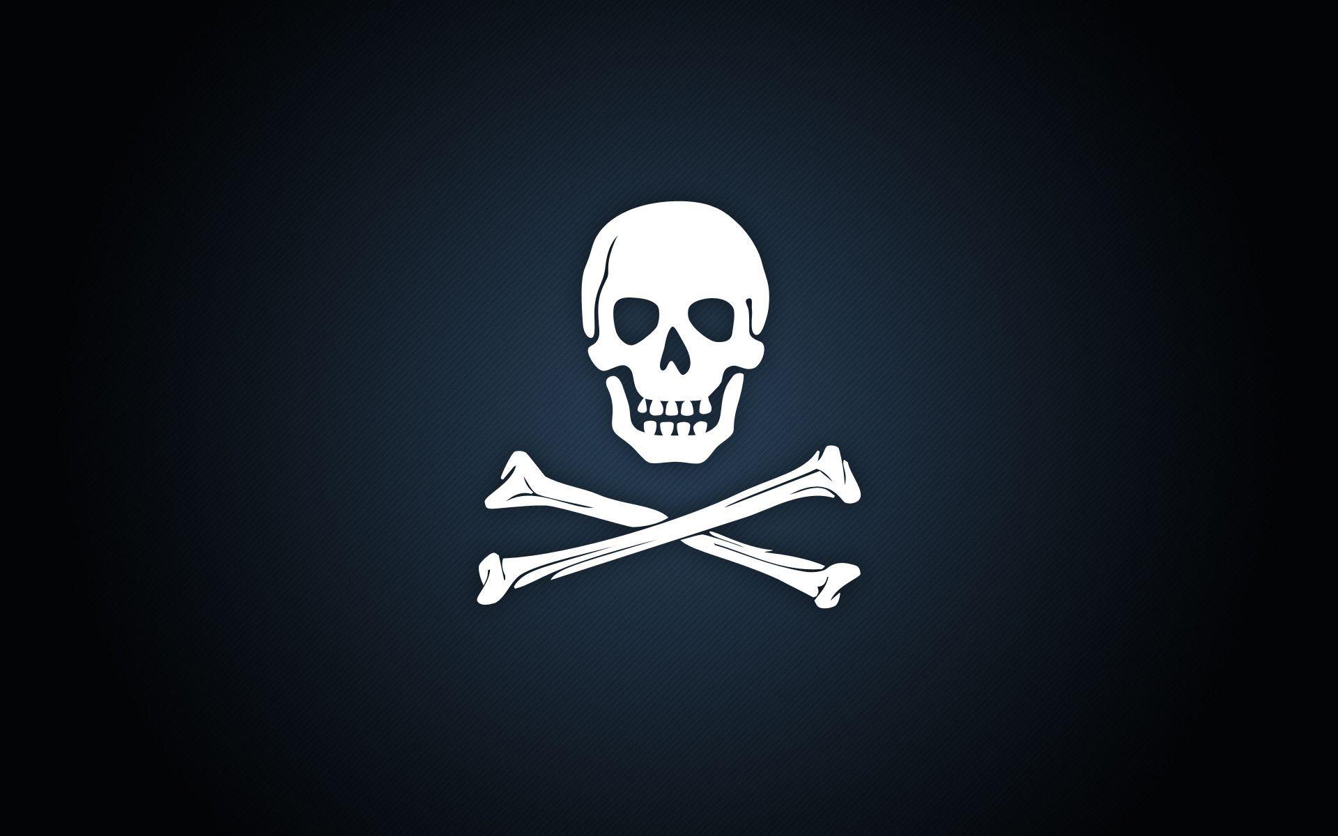 1920x1200 Free Download HD Pirate Skull Wallpaper for Desktop