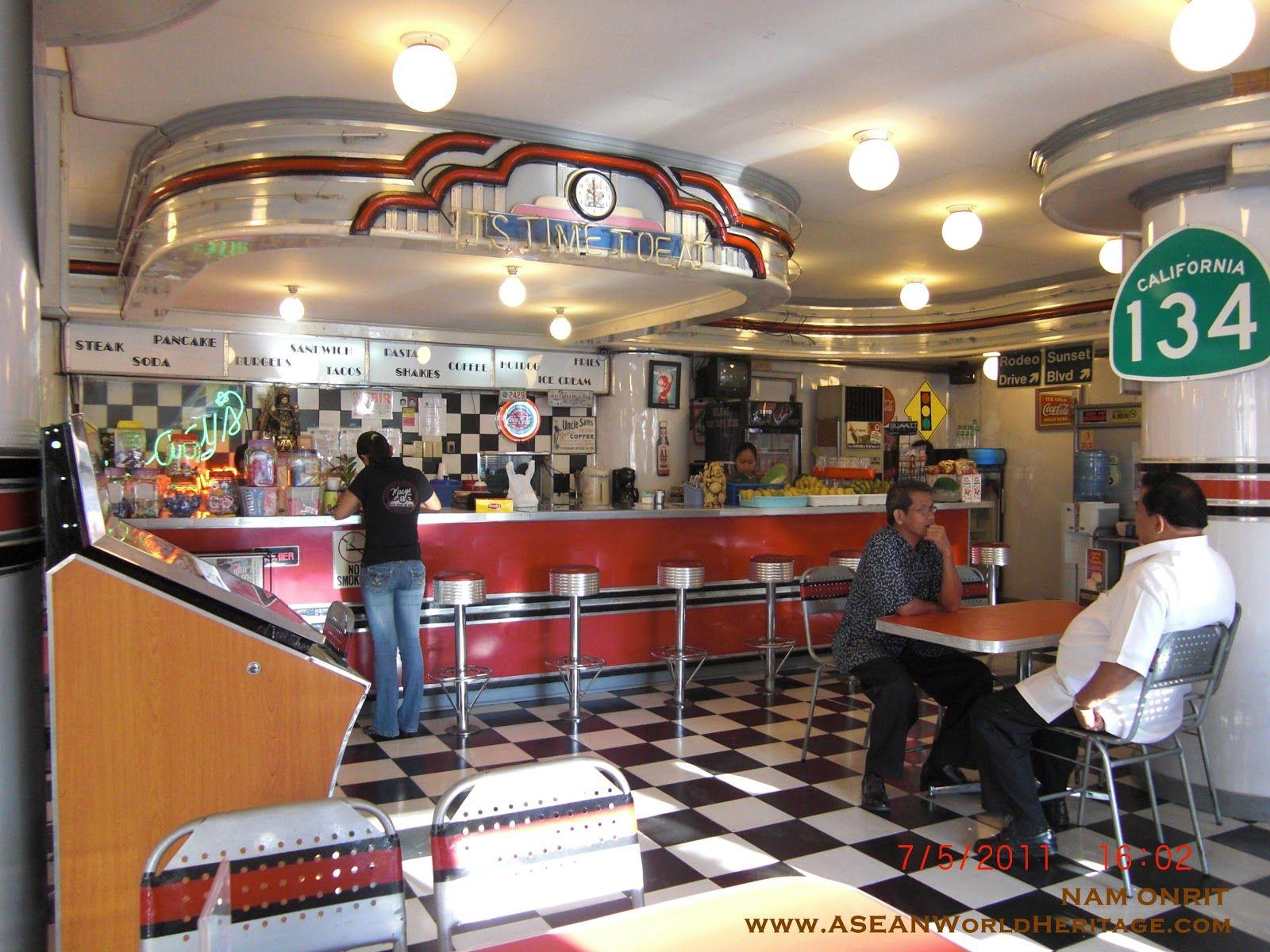 1600x1200 American Diner Wallpaper