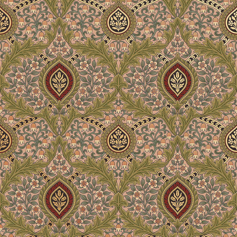 1000x1000 Knightsbridge Damask Wallpaper. Victorian Wallpaper. Bradbury & Bradbury