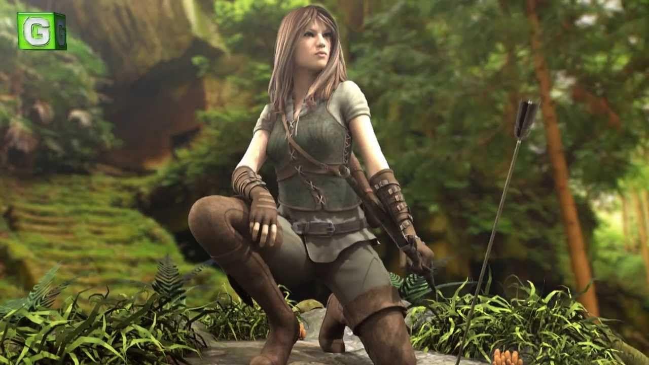 1280x720 Arrow Girl Free HD Fantasy Wallpaper