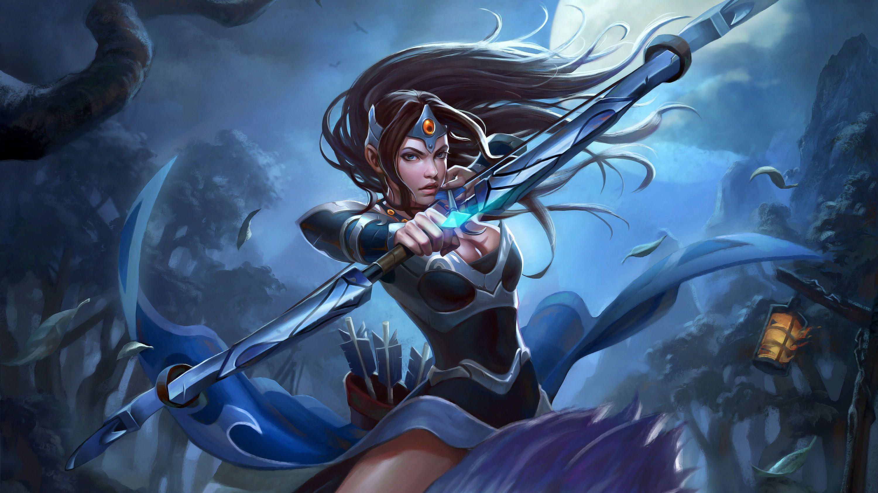 3000x1687 Fantasy Girl With Arrow, HD Artist, 4k Wallpaper, Image, Background, Photo and Picture