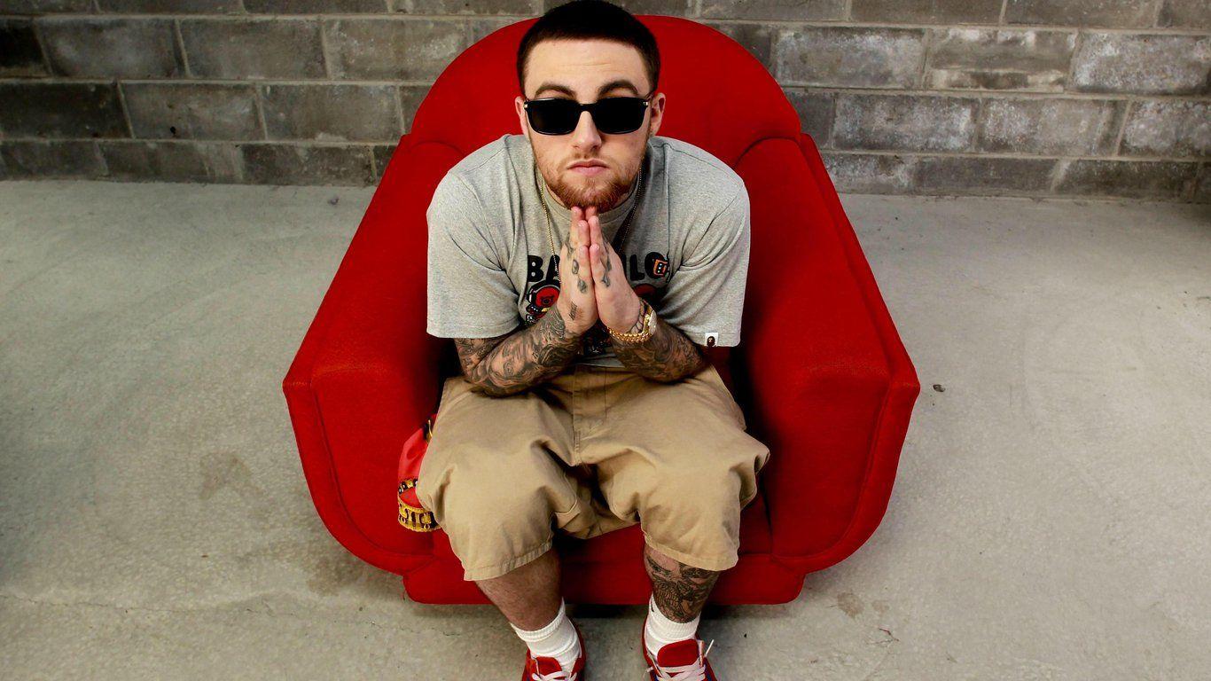 1366x768 Laptop Mac Miller Musician Artist Wallpaper : Music Wallpaper