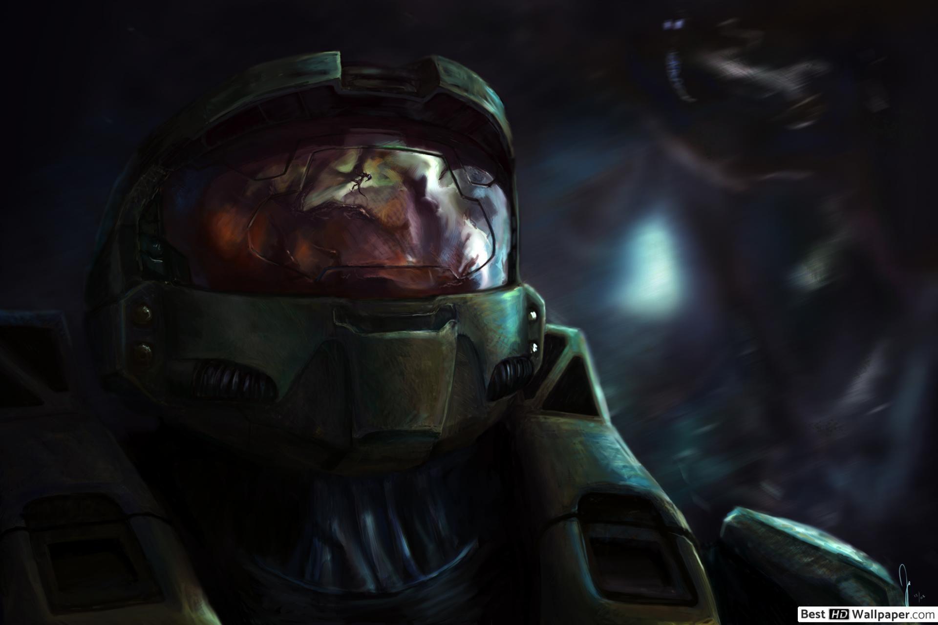1920x1280 Halo: Combat Evolved game in armor HD wallpaper download