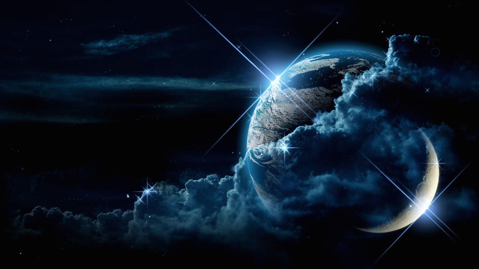 1920x1080 Sun And Moon Desktop Wallpaper