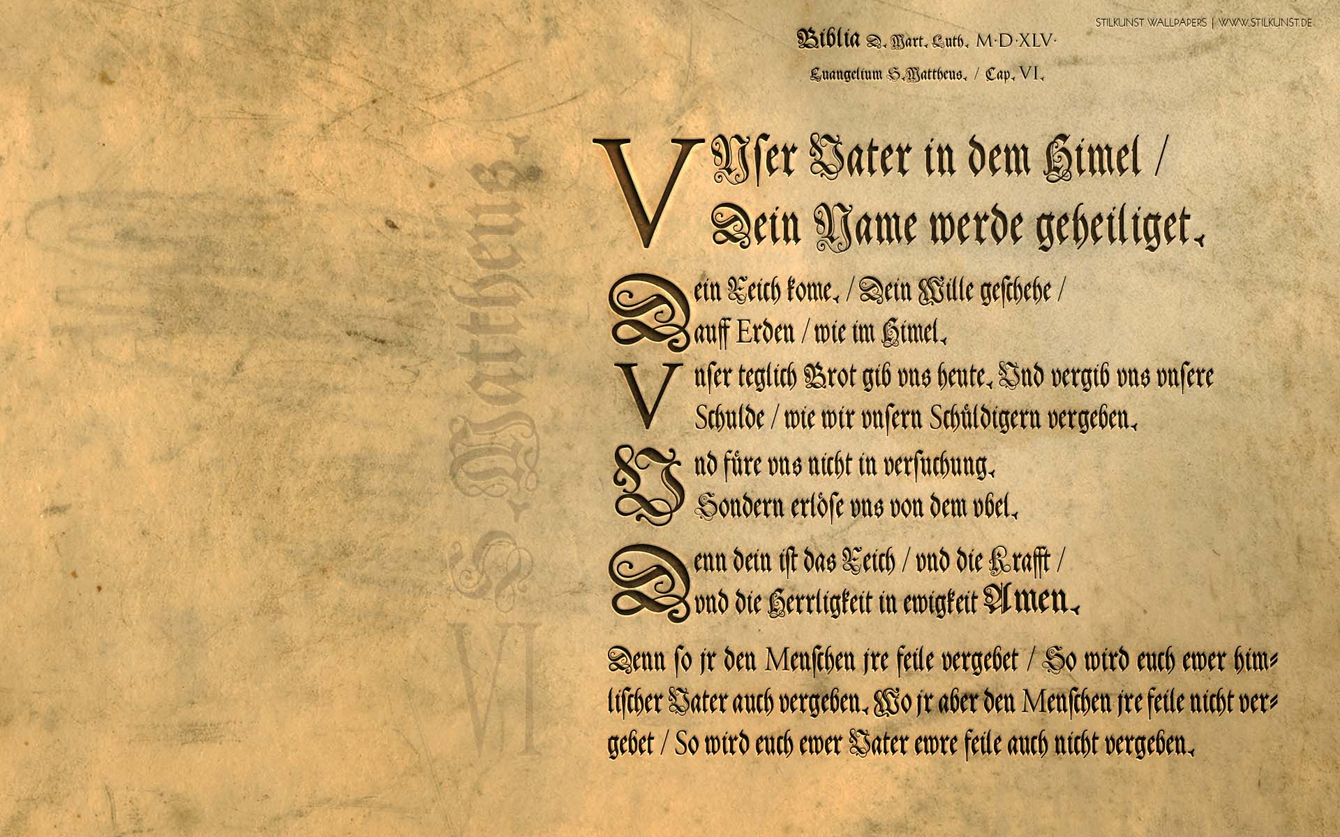 1920x1200 Are those even the same letters in old German?
