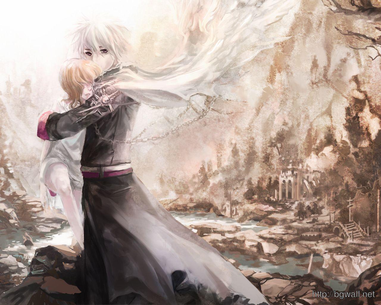 1280x1024 Anime Wallpaper Original Art Winter 1280 X 1024