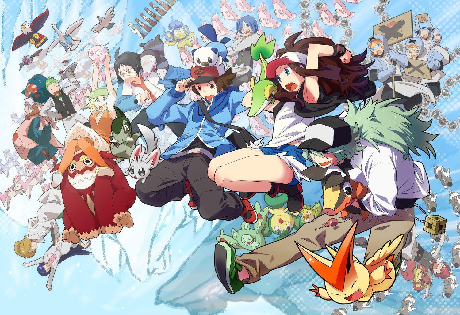 1500x1029 Pokemon Black And White Wallpaper. Black pokemon, Pokémon black and white, Pokemon