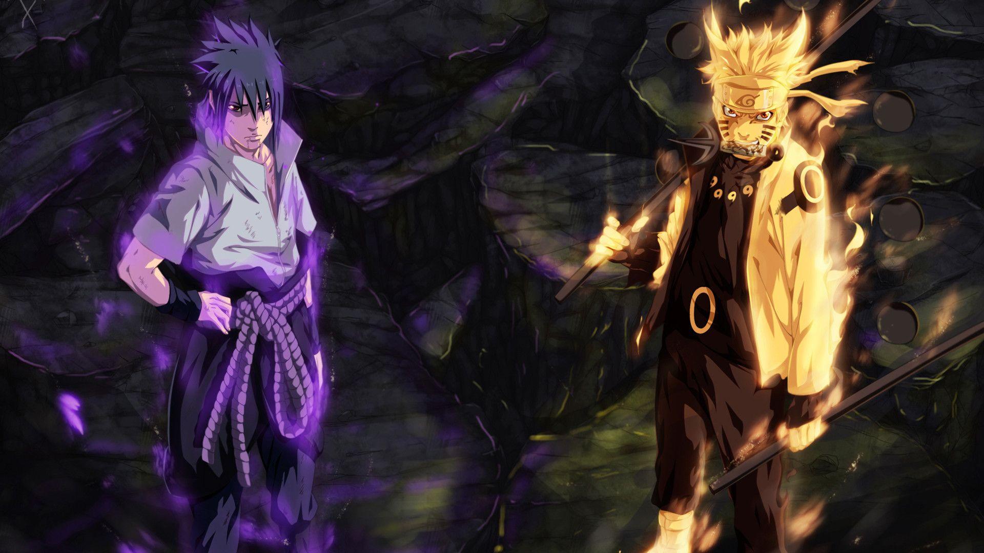 1080p High Quality Naruto And Sasuke Wallpaper