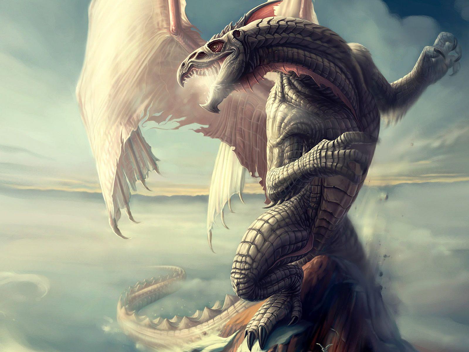 1600x1200 3D Dragon Fantacy HD WallpaperD & Abstract Wallpaper