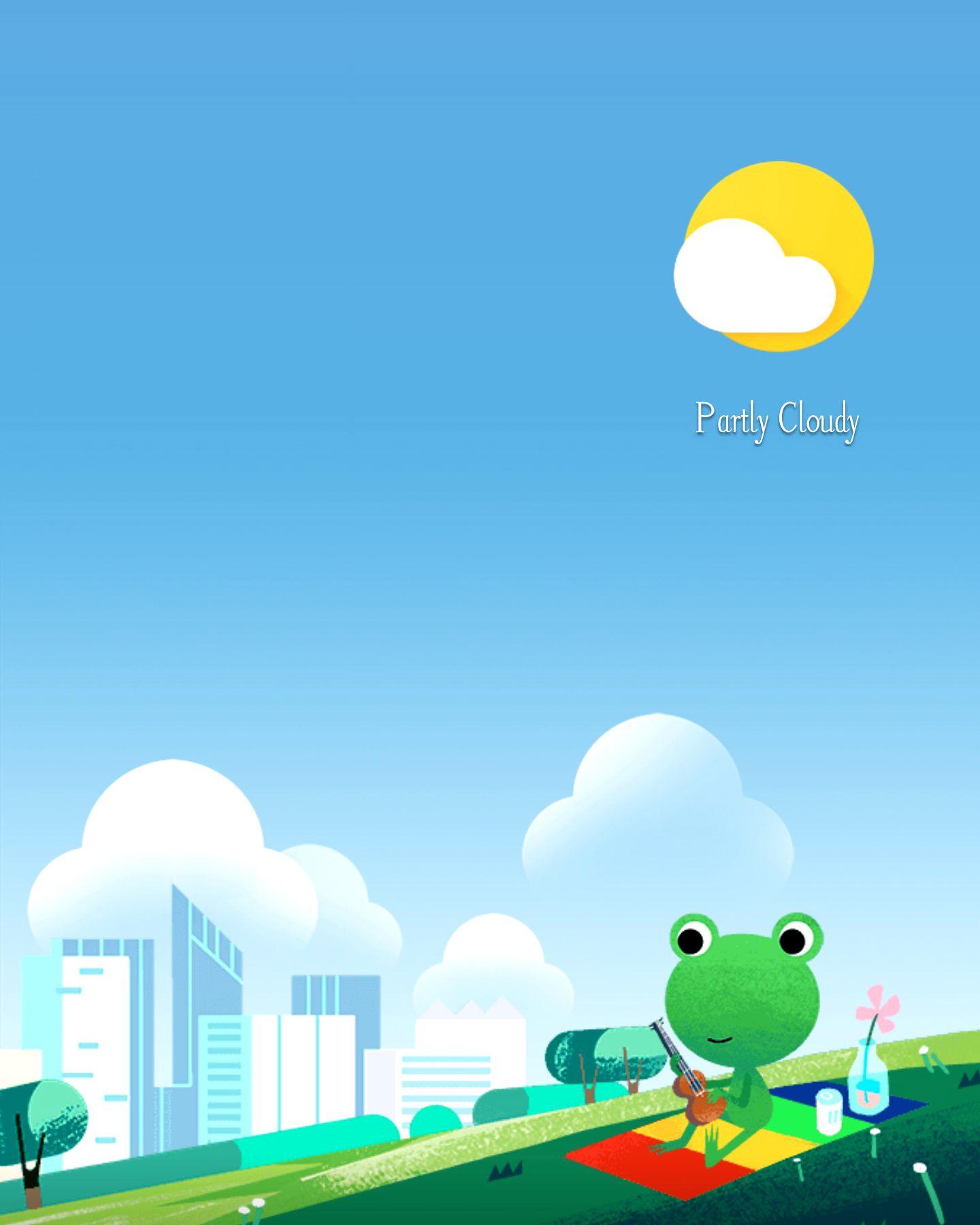 1440x1800 Partly Cloudy. Frog picture, Funny weather app, Funny weather
