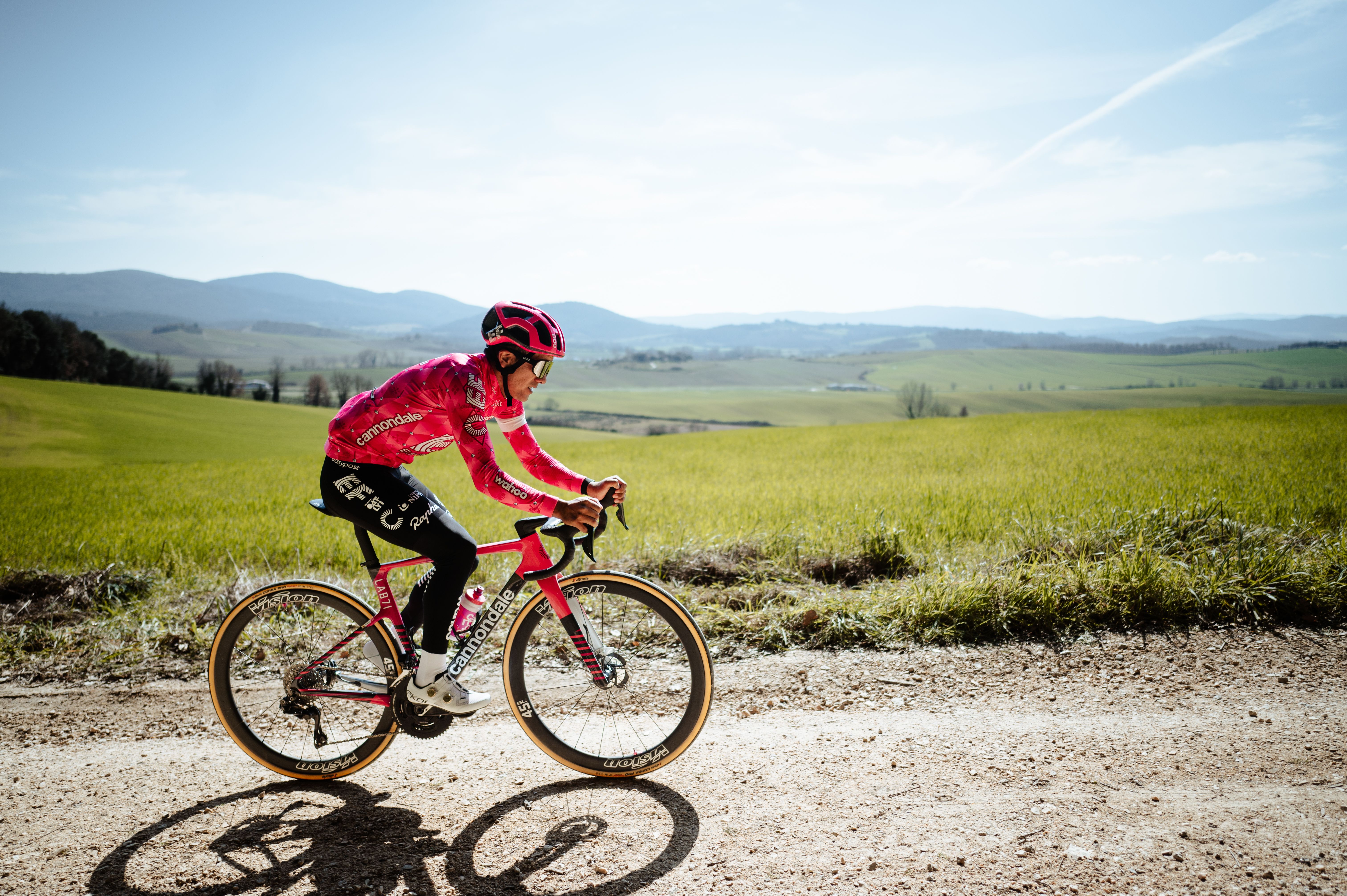 6048x4024 Richard Carapaz Leads EF Education EasyPost Into The Giro D'Italia. EF Pro Cycling