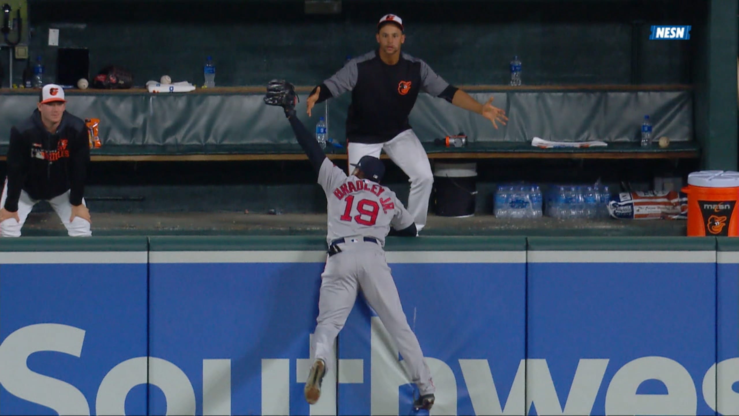 2560x1440 WATCH: Did Red Sox's Jackie Bradley make MLB's play of the year? 'It was gone!'