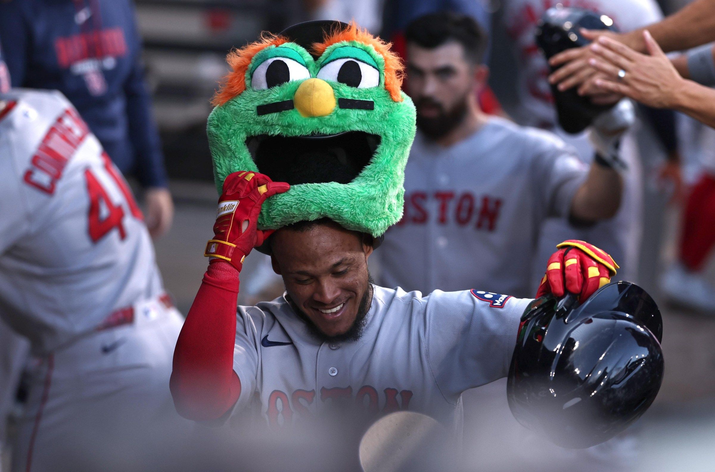 2400x1584 Jackie Bradley Jr. joins Banana Ball League in move that's about a lot more than baseball. Over the Monster