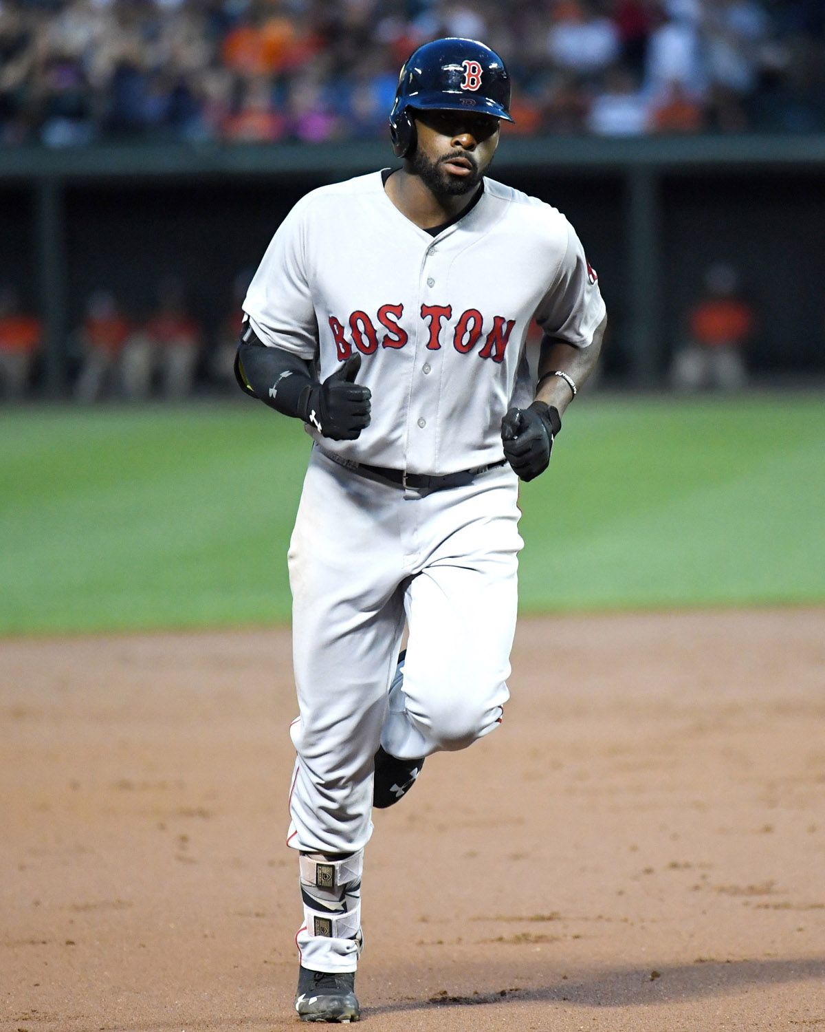 1200x1500 David Ortiz Jackie Bradley Jr Parents Men's Boston Red Sox Jackie Bradley Majestic White Home Official Replica Cool Base Player Jersey
