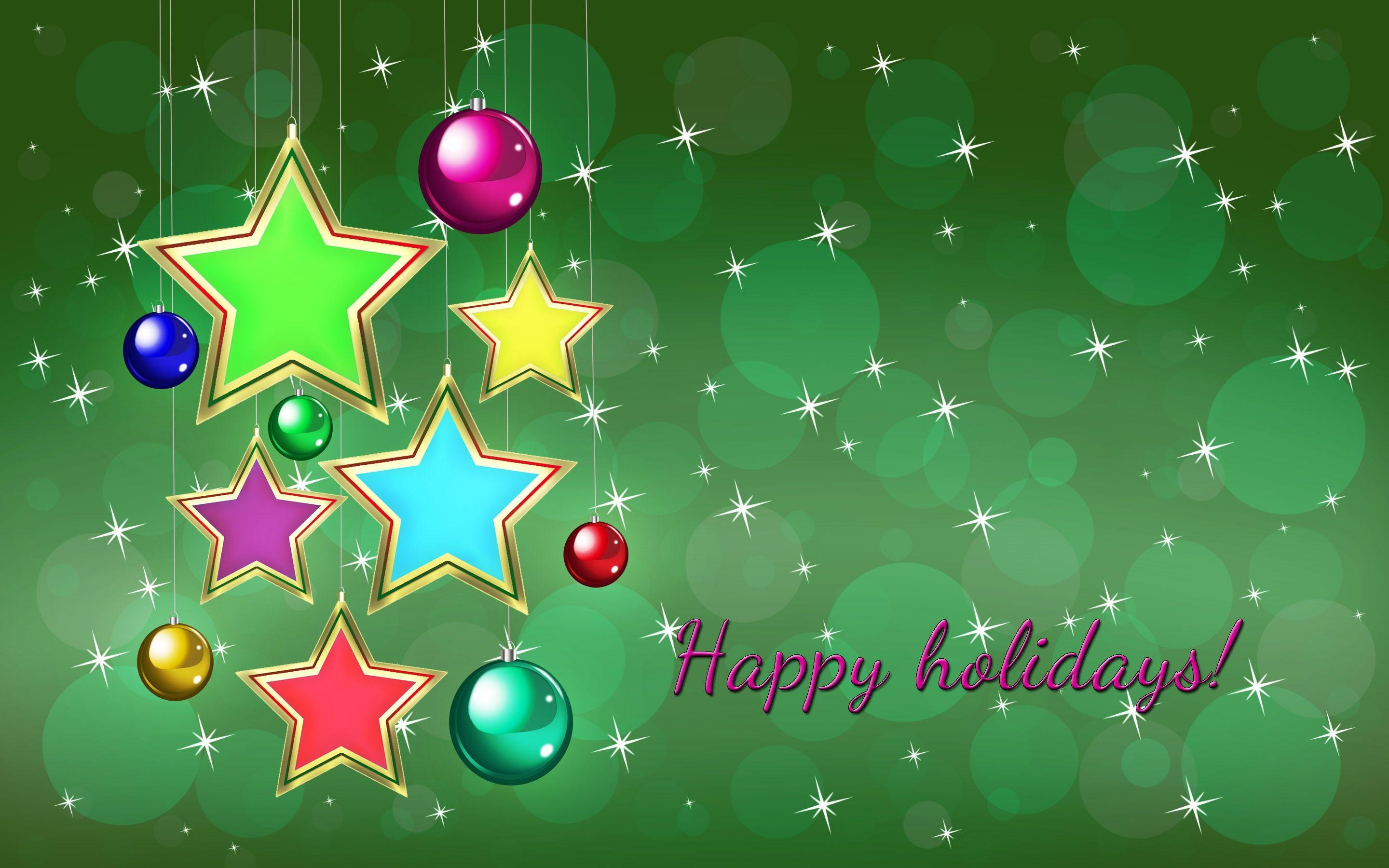 2880x1800 Happy Holidays Wallpaper