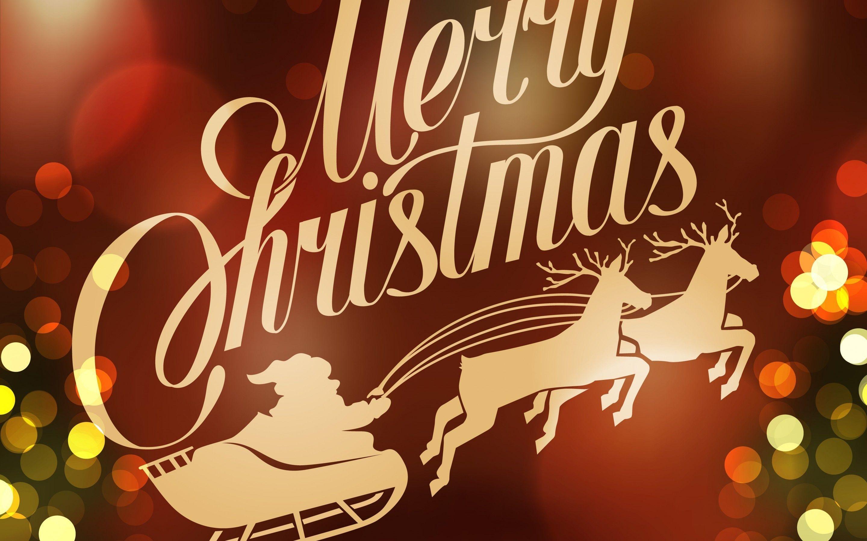 2880x1800 Merry Christmas Holiday Wallpaper